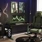 Arozzi Arena Medium Gaming Desk in Forest Green, , large