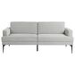 Lifestyle Solutions Paulie Convertible Sofa with Gray Cushion in Black, , large