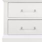 Global Furniture USA Charlie 2-Drawer Nightstand in White, , large