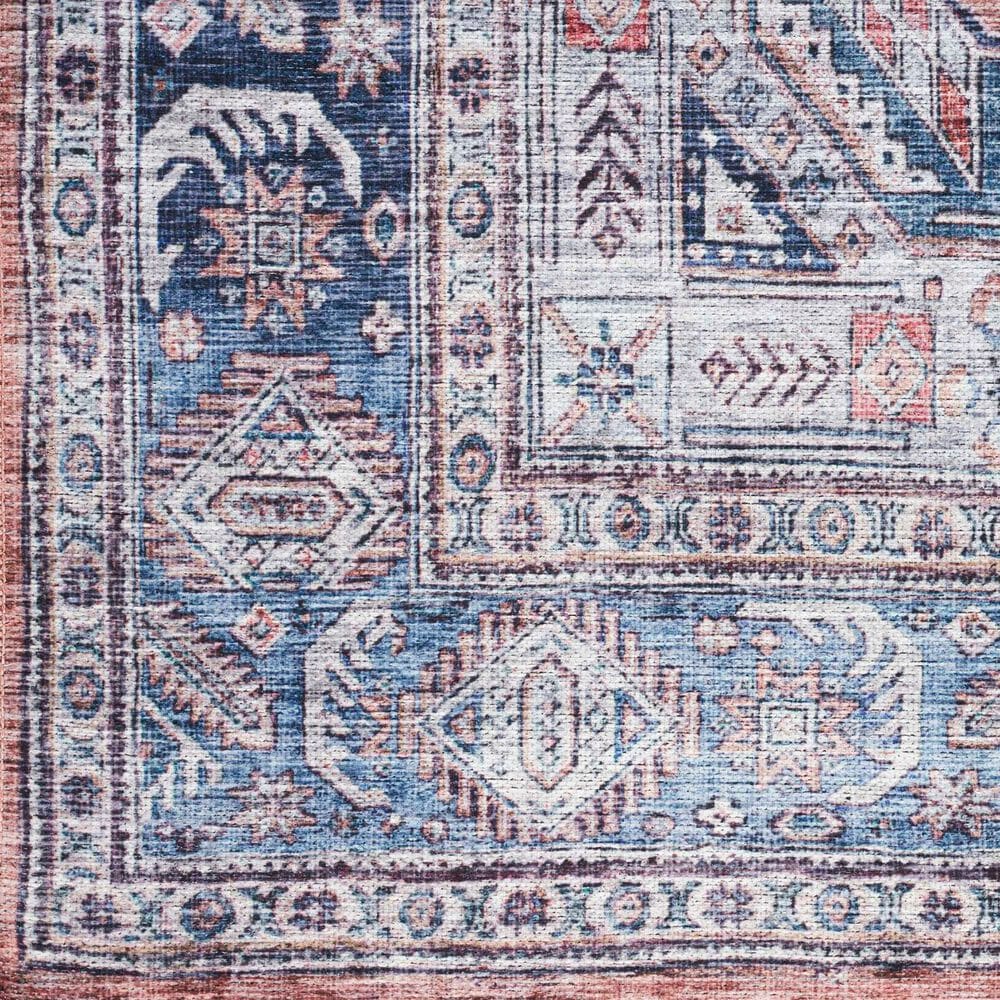 Nourison Grand Washables 7&#39;10&quot; x 9&#39;10&quot; Blue and Multicolor Area Rug, , large