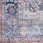Nourison Grand Washables 7"10" x 9"10" Blue and Multicolor Area Rug, , large