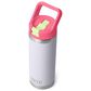 YETI Rambler 18 Oz Water Bottle with Color-Blocked Straw Cap in Mist, Pink and Grasshopper, , large