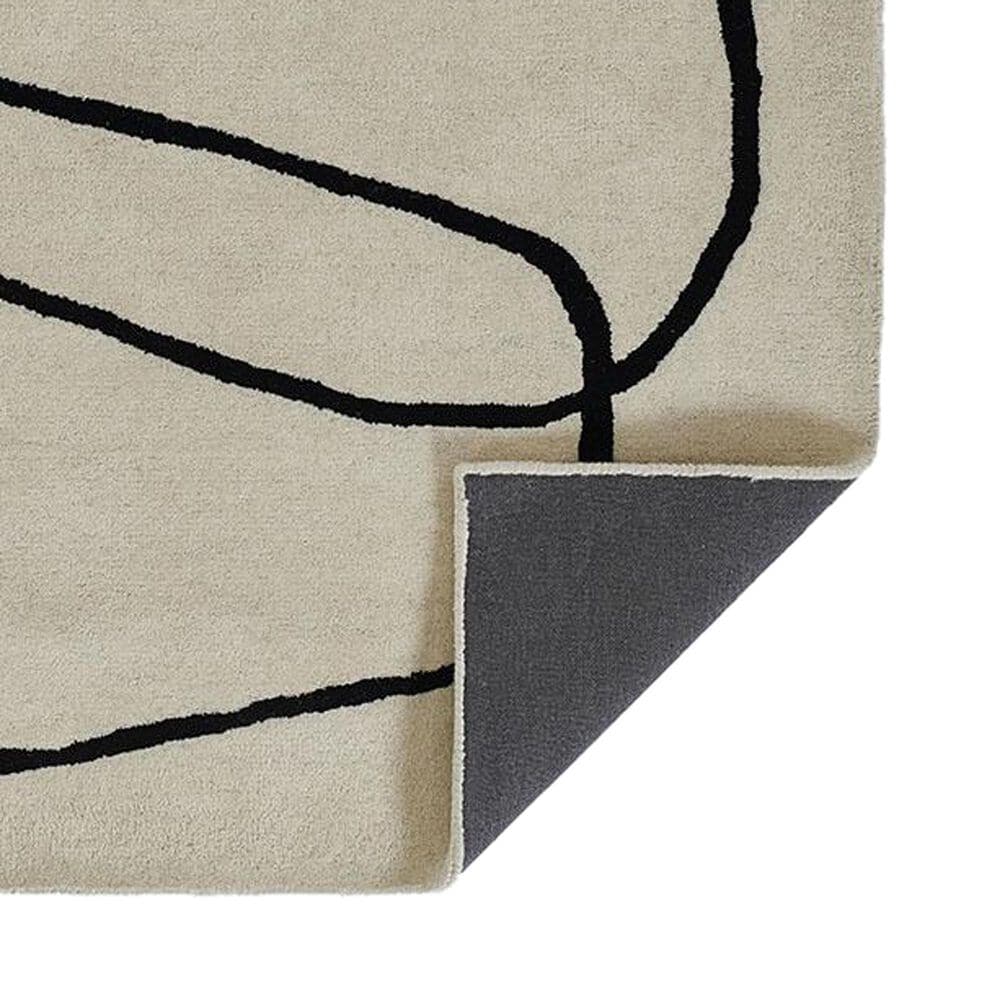 Momeni Simba Contemporary 2&#39; x 3&#39; Ivory Area Rug, , large