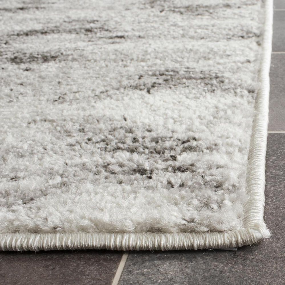 Safavieh Adirondack ADR106P-4SQ 4&#39; x 4&#39;  Silver/Charcoal Square Rug, , large