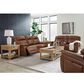 Ashley Healy Pier Power Reclining Sofa in Chocolate, , large