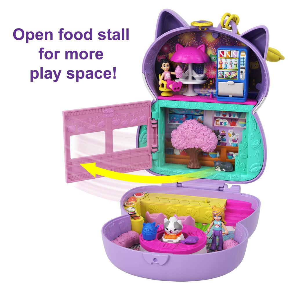 Polly Pocket Sushi Shop Cat Compact, , large