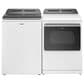 Whirlpool 5.3 Cu. Ft. Top Load Washer and 7.4 Cu. Ft. Top Load Gas Dryer Laundry Pair in White, , large