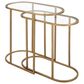 Uttermost 2-Piece Nesting Table Set in Brushed Brass, , large