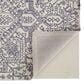 Feizy Belfort 5" x 8" Ivory and Navy Area Rug, , large