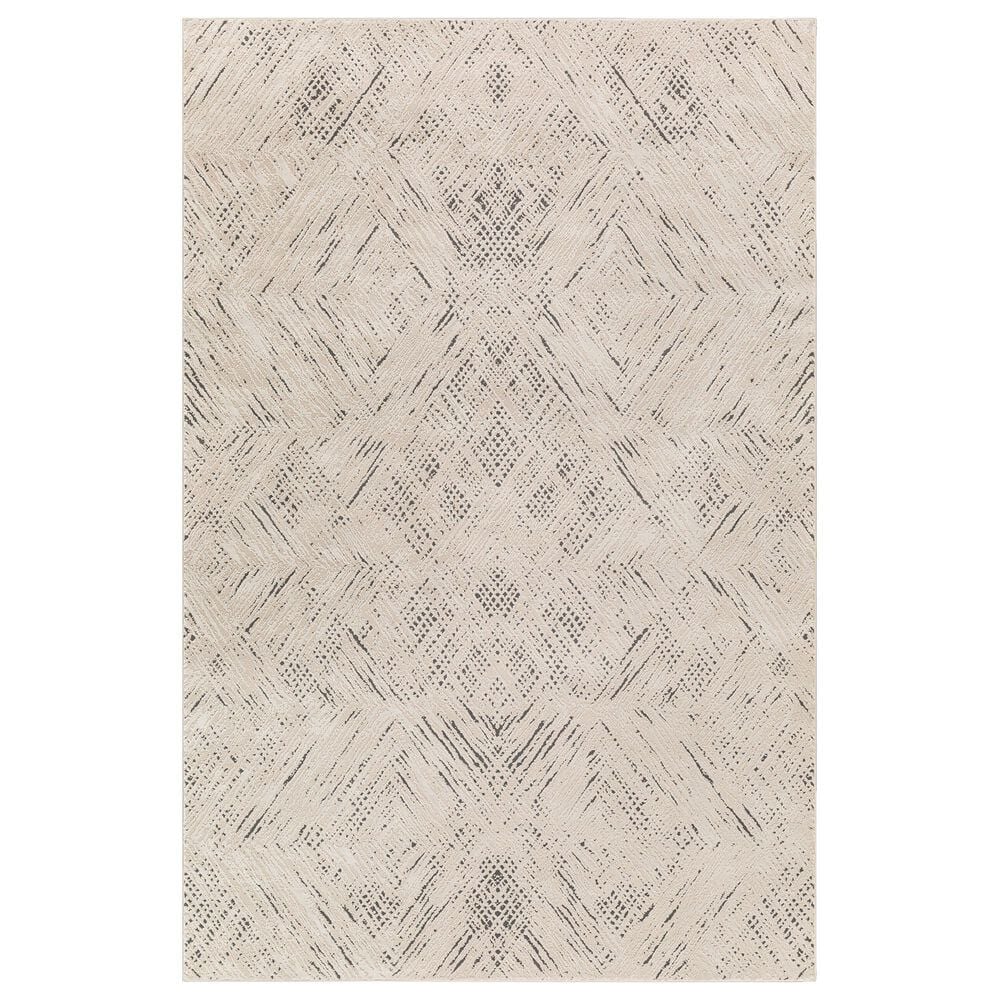 Surya Alder 5" x 7" Taupe, Ivory and Black Area Rug, , large
