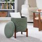 Lumisource Daniella Storage Ottoman in Green, , large