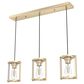 Hunter Astwood 3-Light Linear Cluster in Alturas Gold, , large