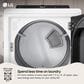 LG 7.3 Cu. Ft. Rear Control Gas Dryer with LG EasyLoad Door and AI Sensing in Alpine White, , large