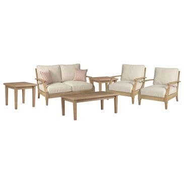 Ashley Clare View 6-Piece Conversation Set in Beige, , large