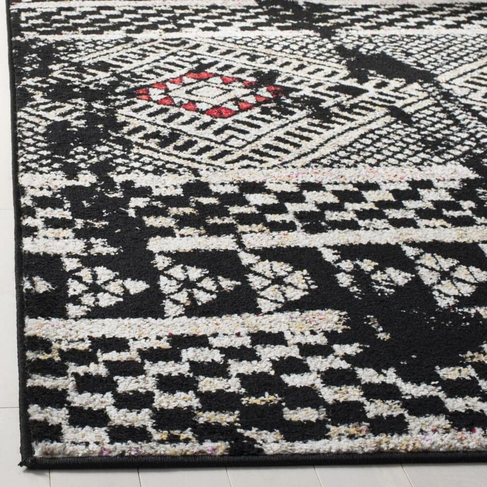 Safavieh Adirondack ADR202Z 8&#39; x 10&#39; Black and Light Grey Area Rug, , large