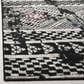 Safavieh Adirondack ADR202Z 8" x 10" Black and Light Grey Area Rug, , large