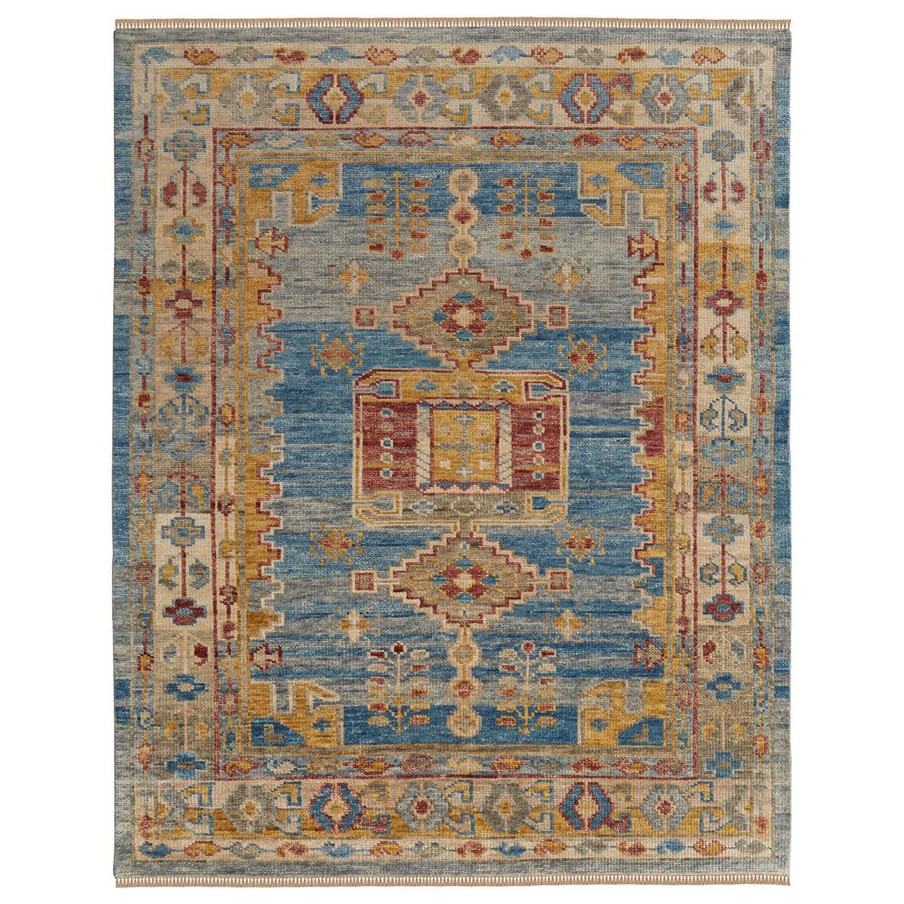 Feizy Fillmore 3" x 5" Blue and Multicolor Area Rug, , large