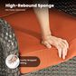 HOMLUX 6-Piece Outdoor Sofa Set in Orange, , large