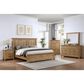 New Heritage Design Sunstone 4-Piece King Bedroom Set in Honey, , large