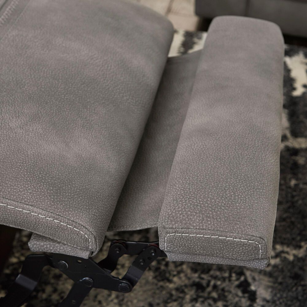 Signature Design by Ashley Next-Gen DuraPella Power Recliner with Power Headrest in Slate, , large