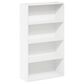 HOMLUX 4-Tier Open Shelf Bookcase in White, , large