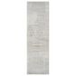 Nourison Glitz GLZ09 Silver and Grey 2"3" x 7"6" Runner, , large