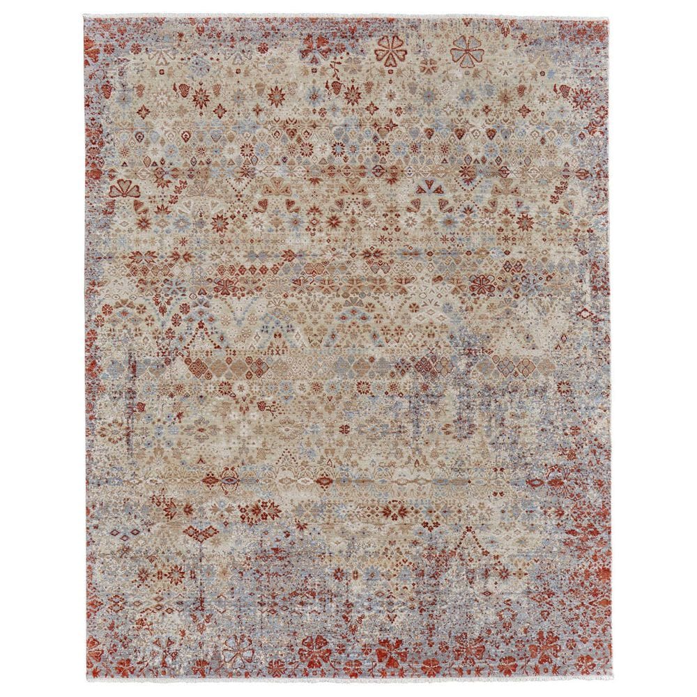 Feizy Rugs Harmon 11"6" x 15" Gray and Multicolor Area Rug, , large