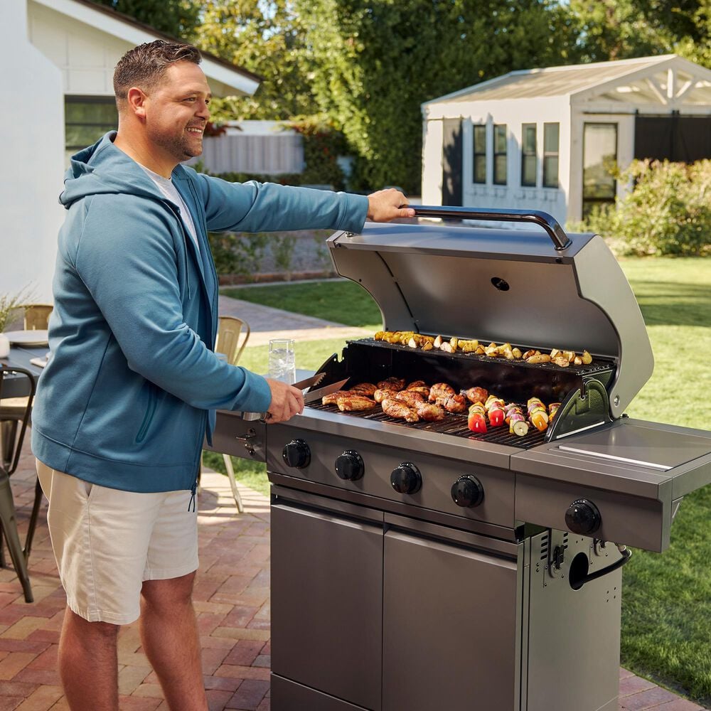 TYTUS Anaheim 4-Burner Gas Grill in Gunmetal Gray, , large