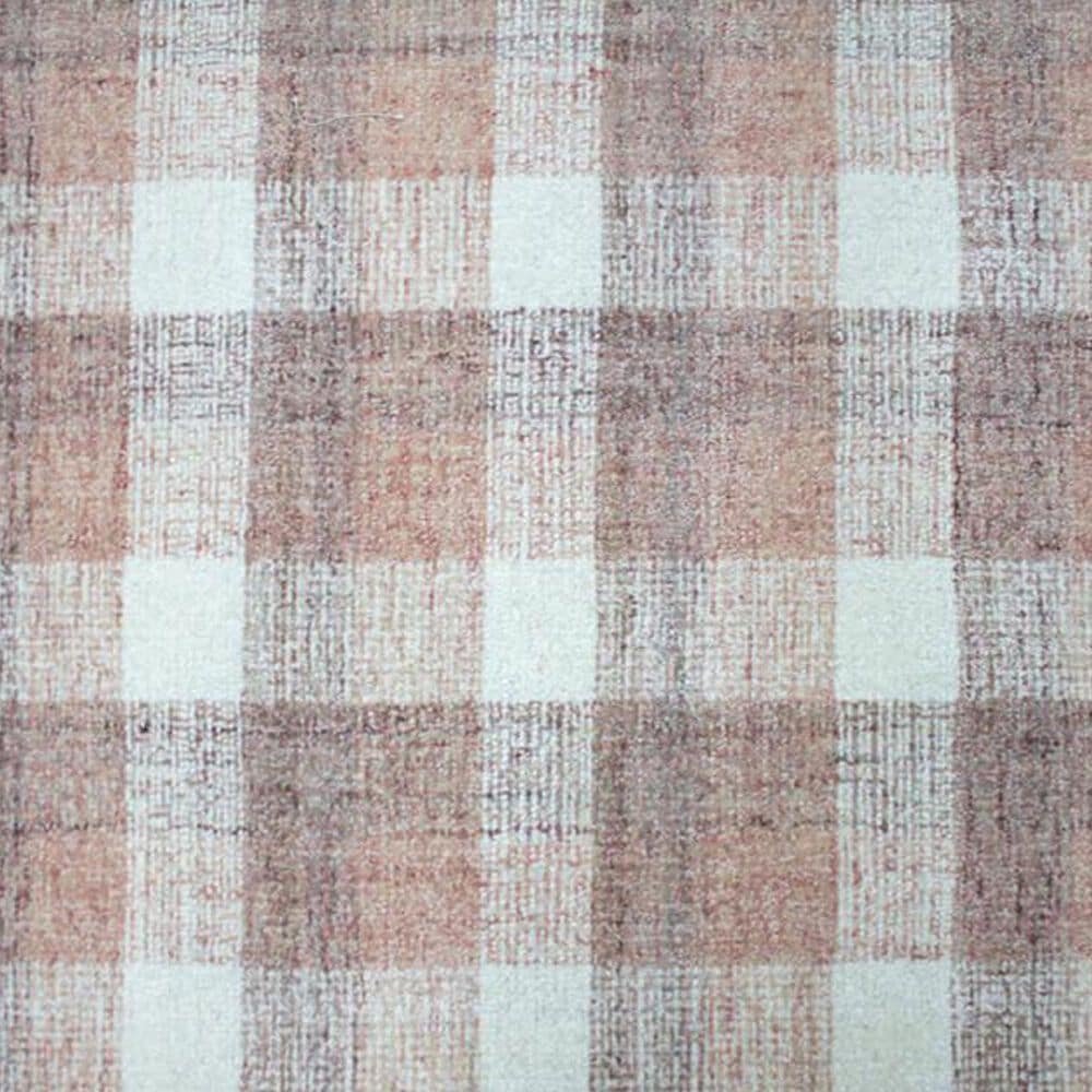 Amer Rugs Tartan 9&#39; x 13&#39; Rose Gold Area Rug, , large