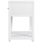 Butler Specialty Company Nora 1-Drawer 21" Nightstand in Smooth White, , large
