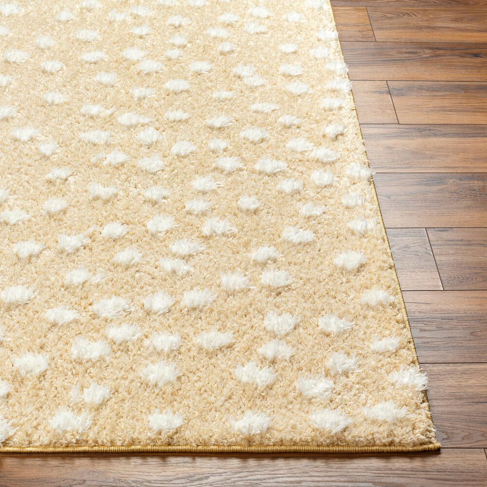 Surya Rodos RDO2351 6&#39;7&quot; x 9&#39; Mustard, White, Peach Area Rug, , large