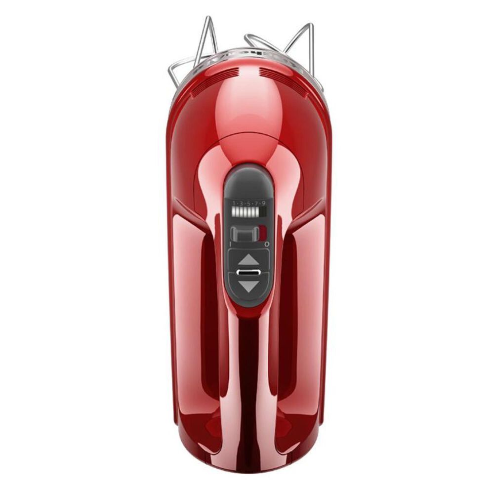 KitchenAid 9 Speed Red Hand Mixer with Accessory Pack