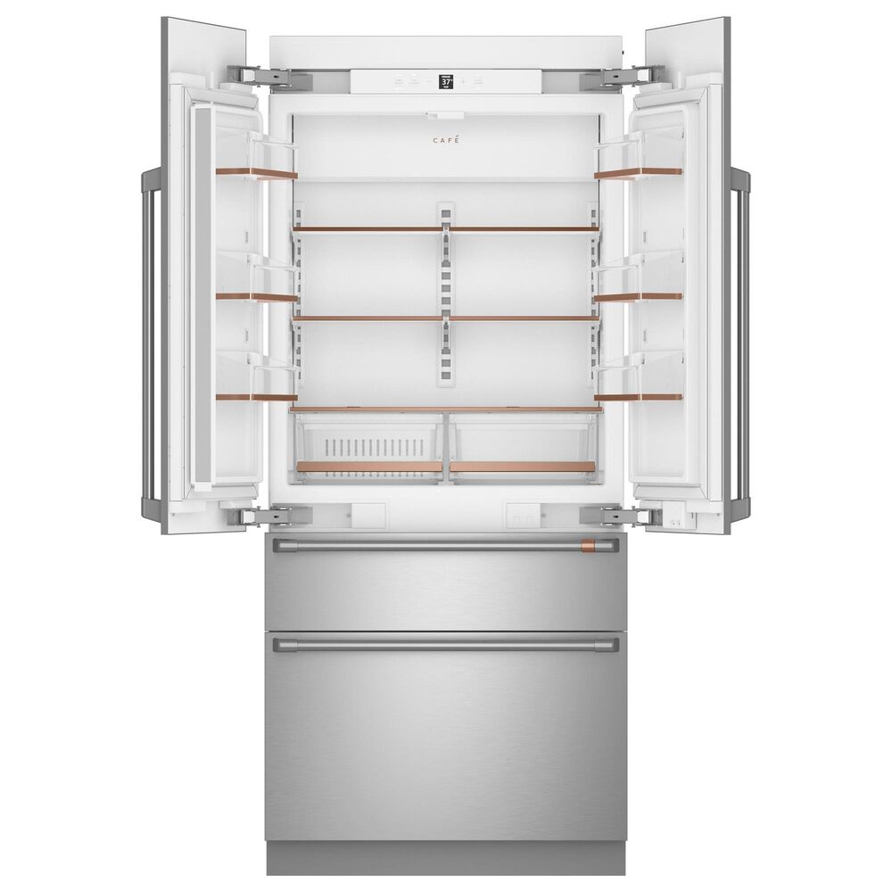 Cafe 20.1 Cu. Ft. French Door Refrigerator with Temperature Control in Stainless Steel, , large