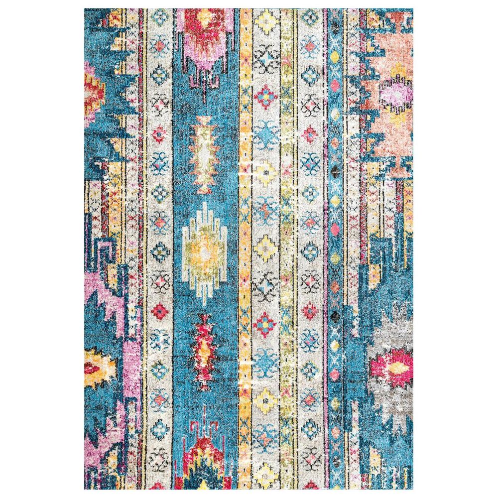 nuLOOM Bella KSBL04A 5' x 8' Blue Area Rug, , large