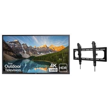 Sunbrite 55" Veranda 2 Series Outdoor Full Shade 4K UHD HDR - Smart TV with Premium Large Tilt Mount in Black, , large