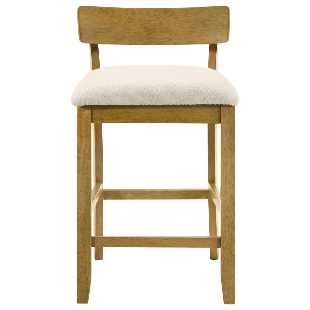 Armen Living Merie Counter Height Stool in Putty Brown, , large