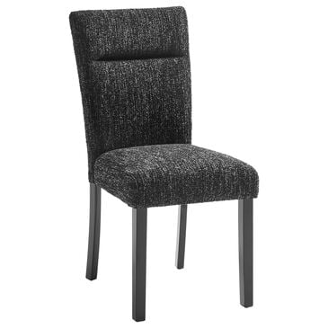 Modern Market Contemporary Dining Side Chair in Black Upholstery, , large