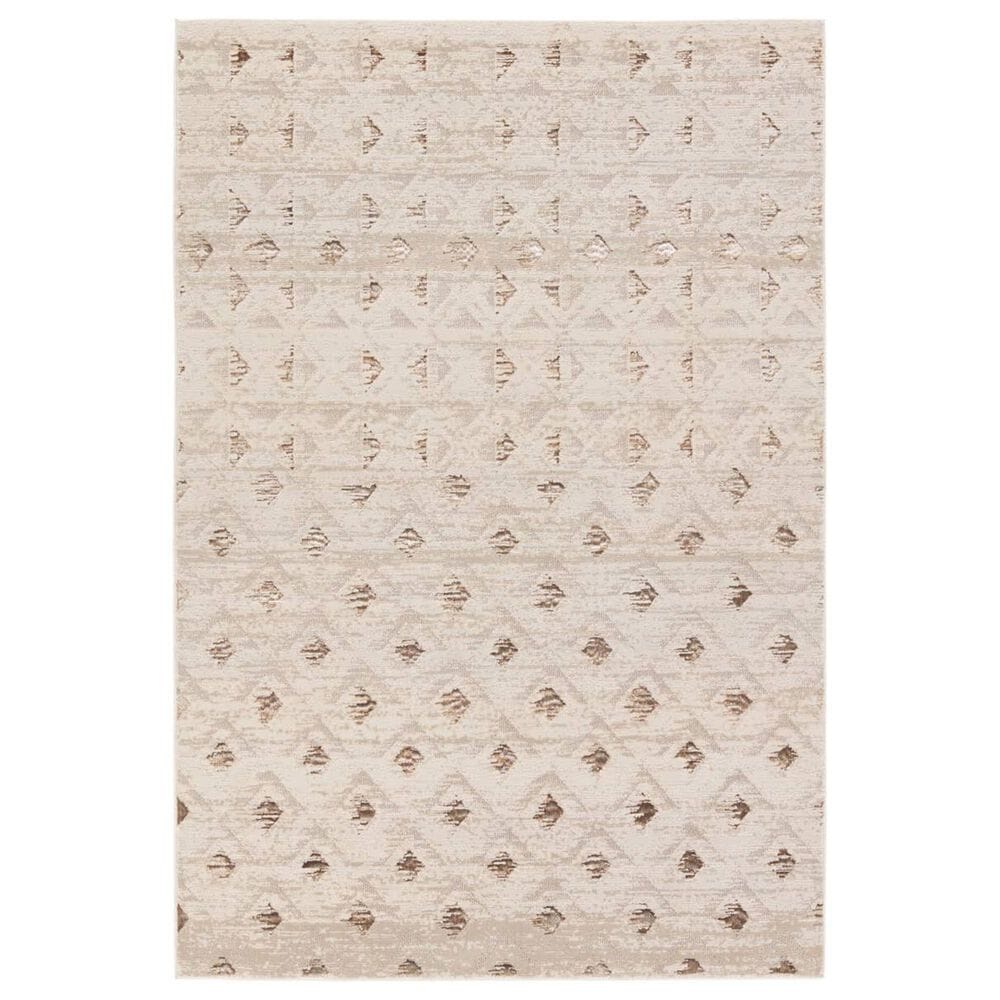 Jaipur Catalyst Carine 7"10" x 10"6" Birch, Feather Gray, Incense and Bison Area Rug, , large