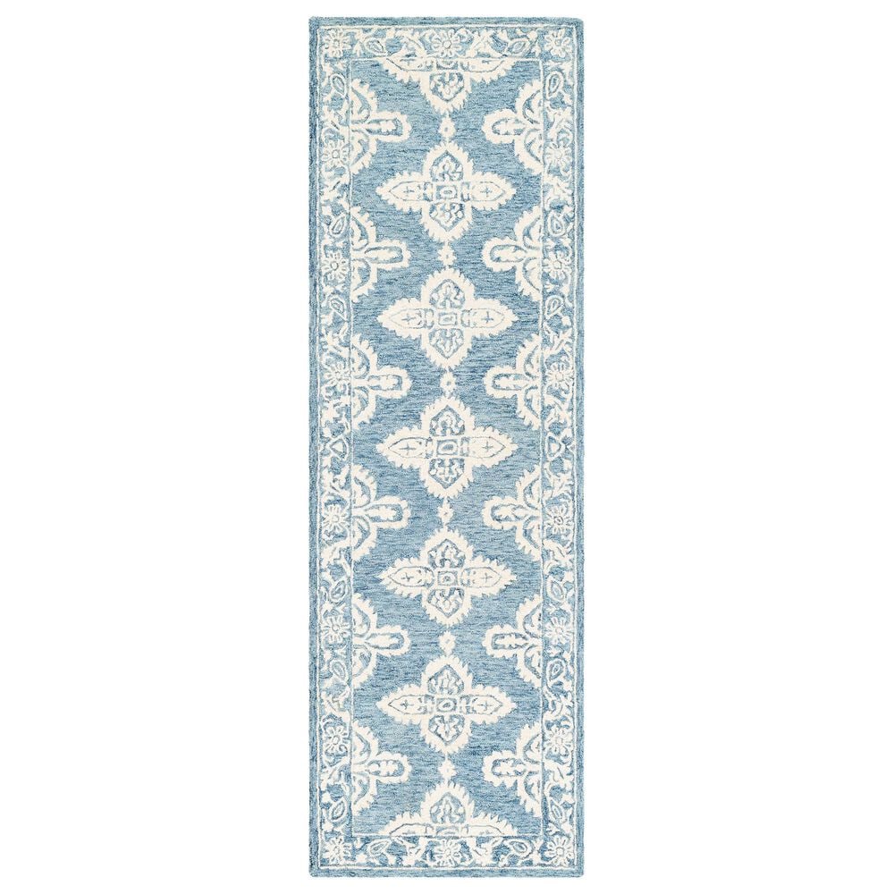 Surya Granada GND-2300 2"6" x 8" Pale Blue, Beige and Sky Blue Scatter Rug, , large