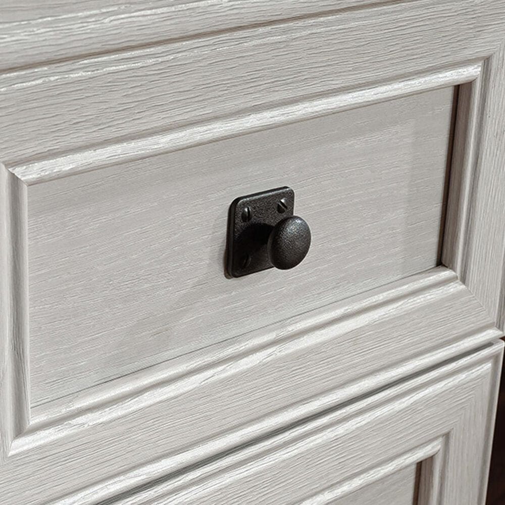 Sauder Palladia L-Shaped Desk in Glacier Oak and Rosso Slate, , large