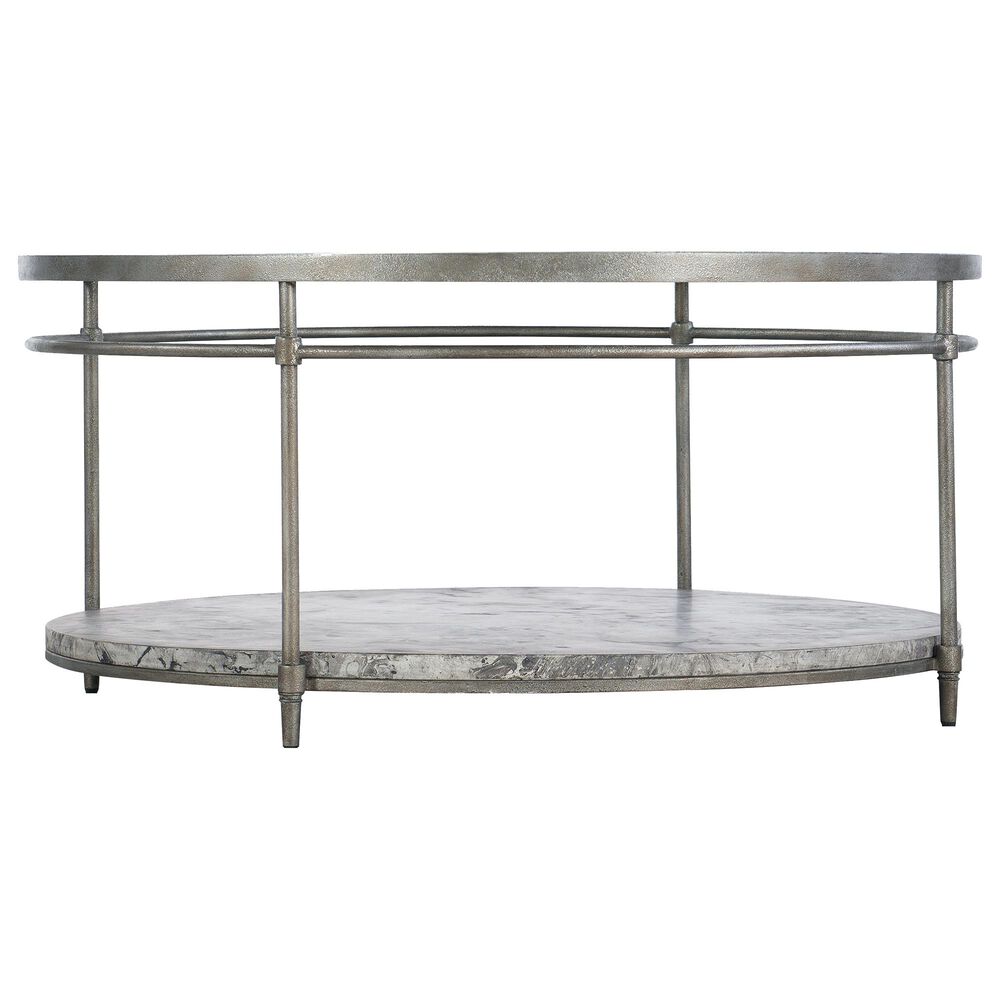 Hooker Furniture Round Cocktail Table in Silver, , large