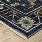Oriental Weavers Keira Blue and Rust 2"3" x 7"6" Runner, , large
