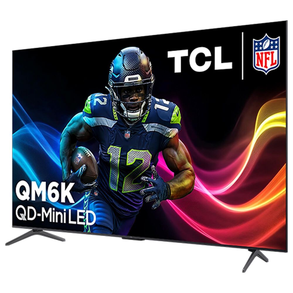 TCL 50" Class QM6K Series 4K UHD HDR QD Mini LED - Smart TV with 2 Channel Soundbar in Black, , large