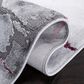 Safavieh Craft CFT877S 10" Square Grey and Wine Area Rug, , large