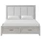 New Heritage Design Fiona Queen King Storage Bed in Mist Gray, , large