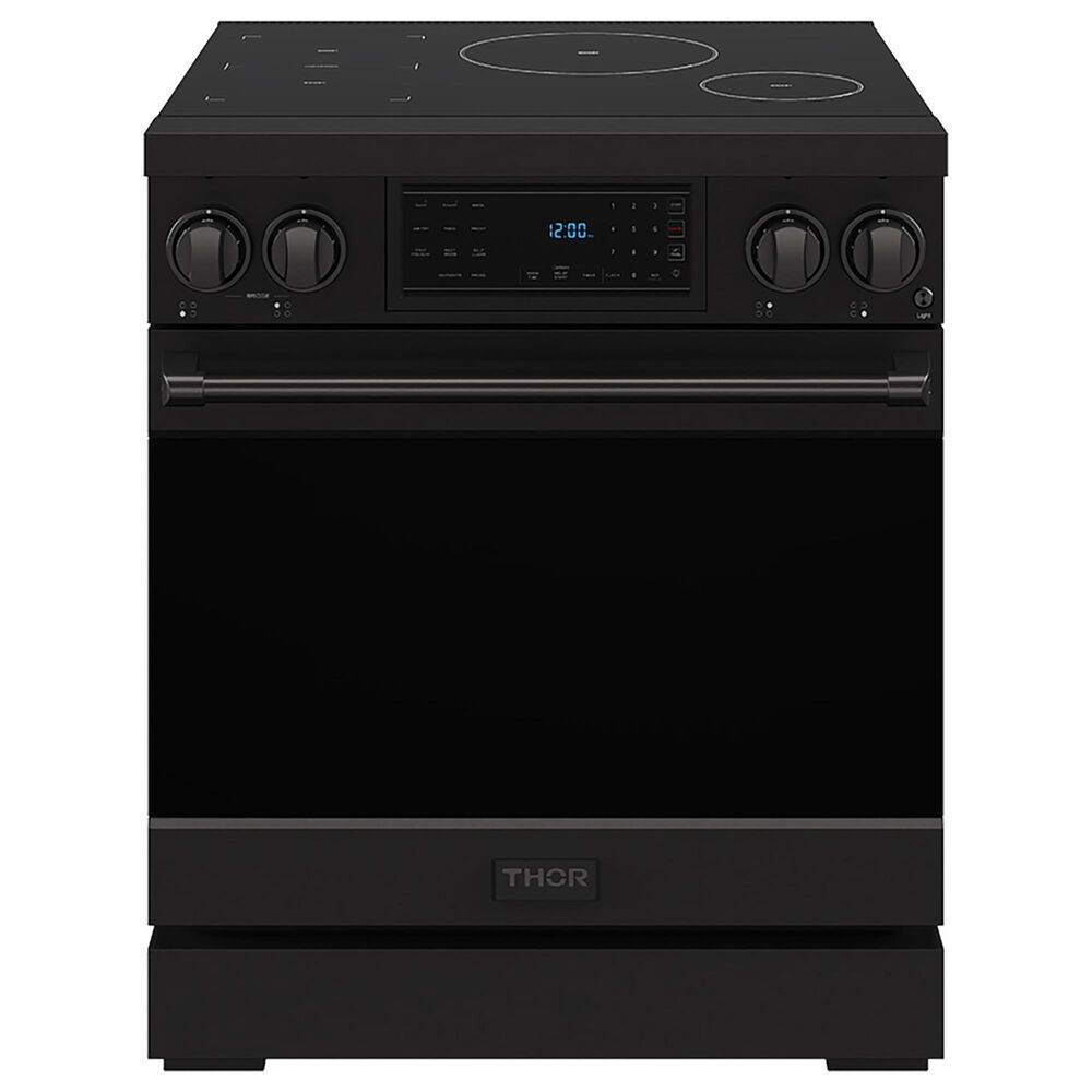 Thor Kitchen Gordon Ramsay Series 30" Professional Induction Range in Black, , large