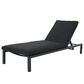 Noble House Navan Patio Chaise Lounge in Dark Gray, , large
