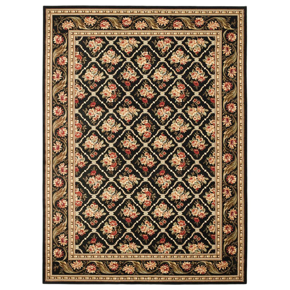 Safavieh Lyndhurst 6"7" x 9"6" Black Area Rug, , large