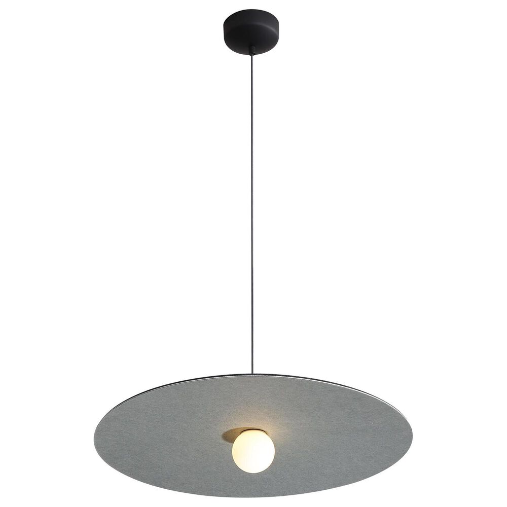 Golden Lighting Faroe 24" 1-Light LED Pendant in Flecked Black and Grey, , large