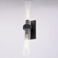 Vaxcel Bari 2-Light Wall Sconce in Matte Black, , large